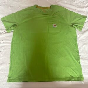 Green Carhartt shirt